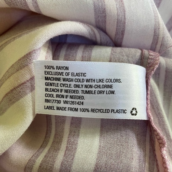 New Xhilaration Pink Stripe Short Sleeve Sun Dress | Size Small - Picture 14 of 14